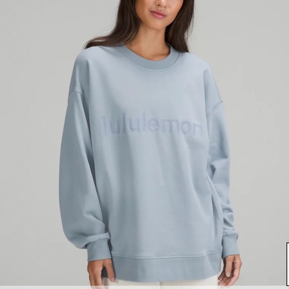 NWT Lululemon Athletica Perfectly Oversized Crew Graphic